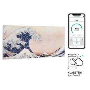 Klarstein Wonderwall Air Art Smart, infračervený ohřívač, 120 x 60 cm, 700 W, aplikace, vlny obraz