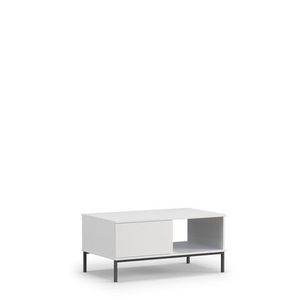 GIB Konferenční stolek QUEST, bílá 100x17x60 bílá obraz