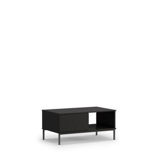 GIB Konferenční stolek QUEST, černá 100x17x60 černá obraz