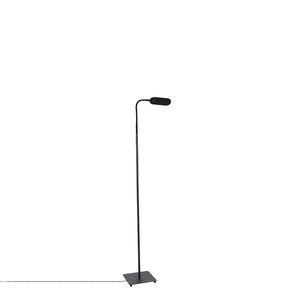 Moderní stojací lampa černá včetně LED 4stupňového stmívatelného - Botot obraz