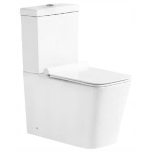MEXEN Cube WC kombi včetně sedátka soft-close, bílé 31014000 obraz