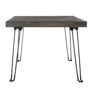 Odkládací stolek Pavlovnie šedé dřevo, 54 x 28 cm obraz