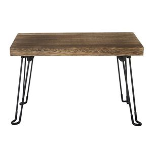 Odkládací stolek Pavlovnie světlé dřevo, 54 x 28 cm obraz