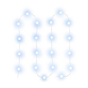 LED Vánoční řetěz 20xLED/2xAA 2, 3m studená bílá obraz