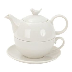 Porcelánový Tea for one s ptáčkem - 0.4L BITEFO obraz