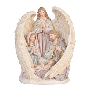 Betlém v andělských křídlech - 25*16*31 cm 6PR0421 obraz