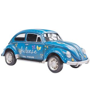Modrý kovový model auta Brouk Julezee - 20*9*9 cm JZM0001 obraz