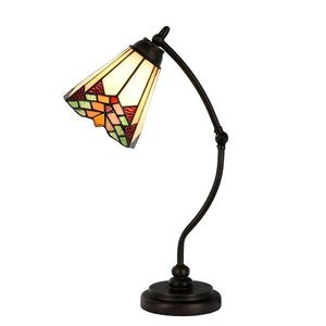 Stolní lampa Tiffany Montaq - Ø 26*50 cm 1x E14 / max 25w 5LL-5964 obraz