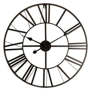 Kovové hodiny s římskými číslicemi - Ø 60*4 cm 5KL0140S obraz