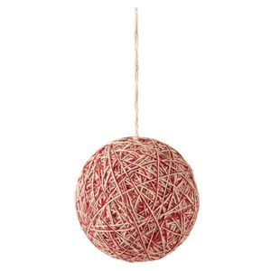 Textilní vánoční koule - Ø 12*12 cm 63999 obraz