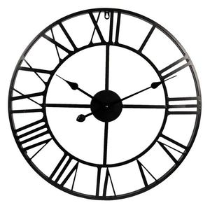 Kovové hodiny s římskými číslicemi - Ø 60*4 cm 5KL0138 obraz