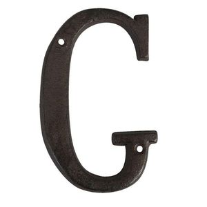 Nástěnné kovové písmeno G - 13 cm 6Y0840-G obraz