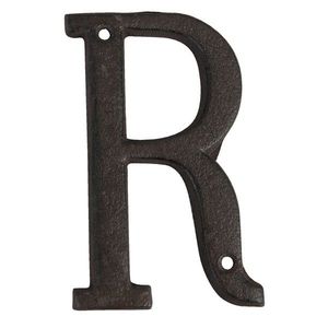 Nástěnné kovové písmeno R - 13 cm 6Y0840-R obraz