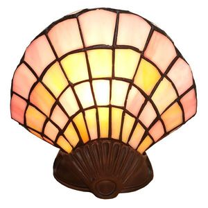 Nástěnná lampa Tiffany Shell - 25*20 cm 5LL-6000 obraz