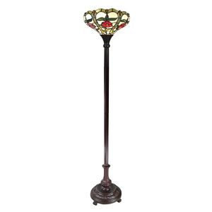 Stojací lampa Tiffany Rouge - Ø 31*186 cm 5LL-6025 obraz