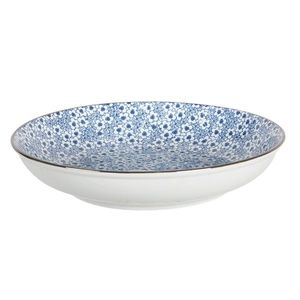 Hluboký talíř s modrými kvítky BlueFlowers - Ø 20*4 cm 6CEBO0046 obraz