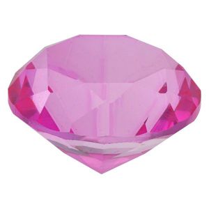 Růžový dekorační skleněný Krystal- 3 cm MLCR0007P obraz
