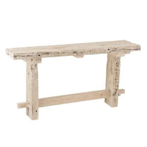 Vintage dřevěný konzolový stůl z recyklovaného dřeva Adelais - 150*37*77 cm 1683 obraz