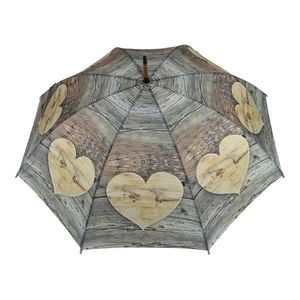 Deštník dřevěné srdce Wooden heart - 105*105*88cm BBPHH obraz