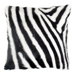 Kožený polštář dekor zebra - 40*40*10cm QXKSGZB obraz