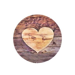 Dezertní talíř dřevěné srdce Wooden heart - 19*19*2cm SCBOHH obraz