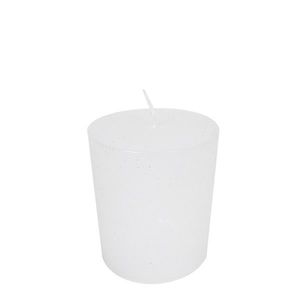 Bílá nevonná svíčka válec - Ø 7*10cm BRKW710 obraz