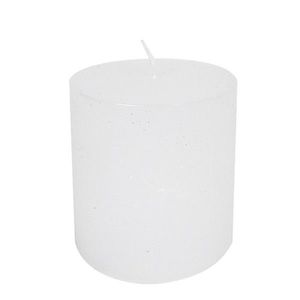 Bílá nevonná svíčka Xl válec - Ø 10*15cm BRKW1015 obraz