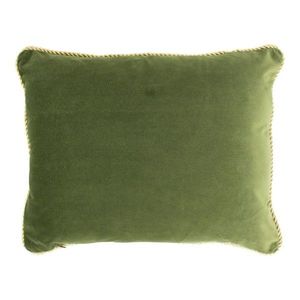 Zelený sametový polštář s pleteným lemem - 35*45*10cm DCFGHKAG obraz