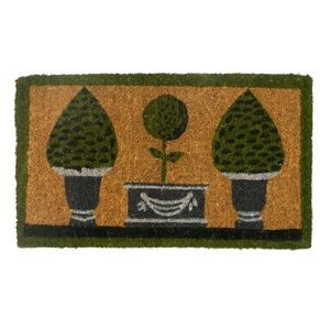 Kokosová rohož ručně vyrobená 3 topiary - 75*45*3cm KMHG3T obraz