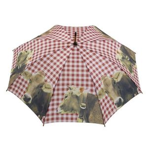 Deštník s potiskem alpské krávy se zvonem - 105*105*88cm BBPAK obraz