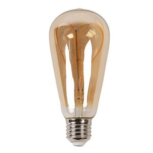 Žárovka Antique LED Bulb Heart - Ø 6*14 cm E27/3W LP101 obraz
