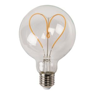Žárovka Antique LED Bulb Heart - Ø 9*14 cm E27/3W LP102 obraz