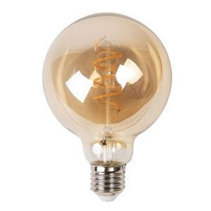 Žárovka Antique LED Bulb Spiral - Ø 9*14 cm E27/3W LP103 obraz