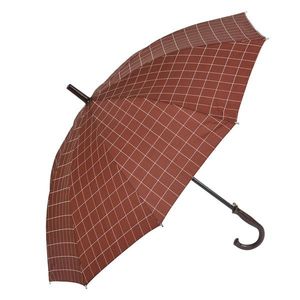 Cihlově barevný kostičkovaný deštník - 60 cm MLUM0033BU obraz