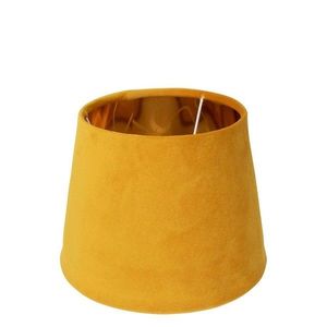 Sametové medově zlaté stínidlo se zlatým vnitřkem Honey - Ø 24*16cm/ E27 DCLKHG16 obraz