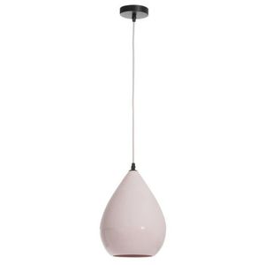 Růžová závěsná porcelánová lampa Drop - Ø 21*29, 5 cm 83845 obraz