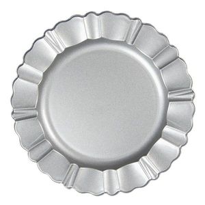 Stříbrný melaninový talíř / podnos - Ø 33 cm 64595ZI obraz