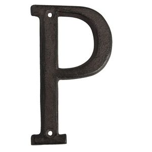 Nástěnné kovové písmeno P - 13 cm 6Y0840-P obraz