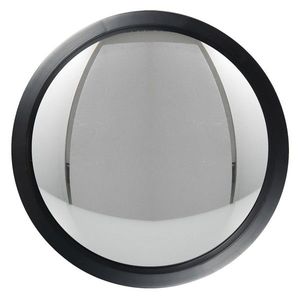 Kulaté zrcadlo v tmavě dřevěném rámu - Ø 39 cm 62S212 obraz
