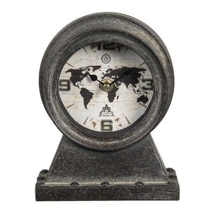 Vintage stolní hodiny The World - 15*8*19 cm / 1*AA 6KL0669 obraz
