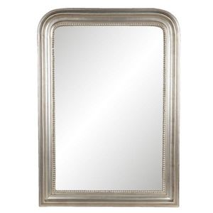 Vintage nástěnné zrcadlo ve stříbrném rámu Aloys - 76*3*106 cm 52S217 obraz
