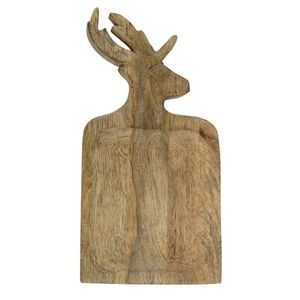 Mísa /prkénko z mangového dřeva s vyřezávaným jelenem - 18, 5*35, 5*2cm CISHH35 obraz