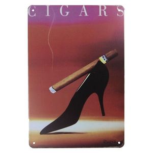 Vínová kovová cedule Cigars- 20*30 cm 6Y4084 obraz