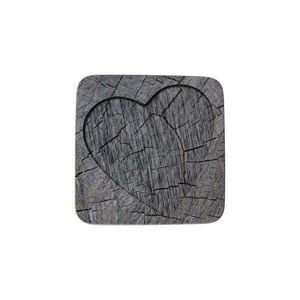 6ks šedé korkové podtácky srdce ve stromu Hearts grey - 10*10*0, 4cm SCOZBHS obraz