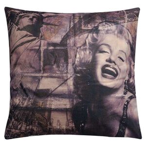 Polštář Amerika s potiskem Marilyn Monroe a sochou Svobody - 43*43 cm KG023.060 obraz