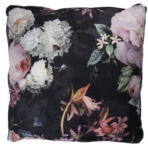 Sametový polštář s motivem květin - 45*45 cm KG023.045 obraz