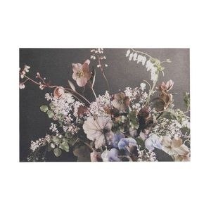 Sametový nástěnný panel s květy Florien 9 - 35*45*1cm MRWPB9 obraz