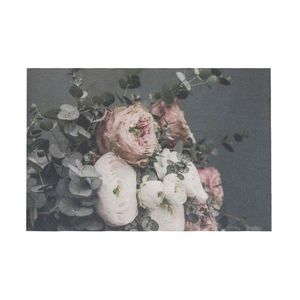 Sametový nástěnný panel s květy Florien 8 - 35*45*1cm MRWPB8 obraz