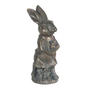 Metalická velikonoční dekorace králíka Métallique - 4*4*11 cm 6PR3090CH obraz