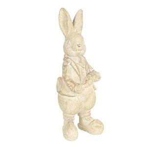 Velikonoční dekorace krémového králíka Métallique - 6*6*13 cm 6PR3096W obraz